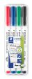 STAEDTLER Lumocolor Whiteboard-Marker 301, 4er Etui