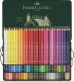 Faber-Castell 110011 Polychromos 120 Künstler - Farbstifte + Art Set Bleistift CASTELL® 9000 Härte 8B - 2H
