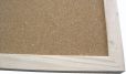 Idena 568021 - Pinnwand, mit Holzrahmen, inklusive 2 Schrauben und 5 Pinnwandnadeln, 30 x 40 cm, 568021