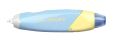 Pentel Knoky Korrekturband mit Druckmechanik, ergonomische Form, nachfüllbar, Länge 6m, Breite 5mm, Gehäusefarbe hellblau