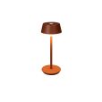 LED USB-Tischleuchte RGBW Lyon in Terracotta 2,5W 120lm IP54