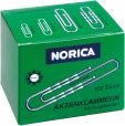 Norica 2262 - Briefklammern mit Kugelenden, geschwellt, 77 mm, 100 Stück