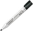 STAEDTLER Whiteboard Marker Lumocolor, trocken und rückstandsfrei abwischbar, Linienbreite 2 mm, schnelltrocknend, nachfüllbar, lange Lebensdauer, 1 schwarzer Marker, 351-9