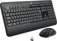 Logitech MK540 Advanced Kabellose Tastatur und Maus Combo für Windows, 2,4 GHz Unifying USB-Empfänger, Sondertasten, 3 Jahre Batterielaufzeit, Für PC, Laptop, QWERTZ-Layout - Schwarz