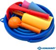 Donic Schildkröt Falteimerset 7 in 1 Sand Toys blau rosa 2fach sortiert