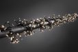 Konstsmide 3795-100 - Büschelllichterkette Cluster mit 8 Funktionen, Steuergerät und Memoryfunktion, 1540 warmweiße Dioden, 24V Außentrafo, schwarzes Kabel