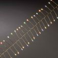 Konstsmide 1465-580 - Micro LED Lichterkette, Firecracker, mit 6h-Timer, 60 bunte Dioden, batteriebetrieben, Innen, goldfarbener Draht