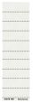 Leitz 1901 Blanko-Schildchen - Karton, 100 Stück, weiß