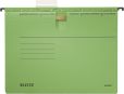 Leitz 1984 Hängehefter ALPHA® - kfm. Heftung, Pendarec-Karton, 5 Stück, grün