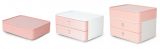 HAN SMART-BOX PLUS ALLISON – kompakte Design-Schubladenbox mit 2 Schubladen und Utensilienbox mit Deckel, flamingo rose, 1100-86