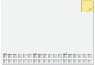 sigel Papier-Schreibunterlage Weltkarte, 595 x 410 mm