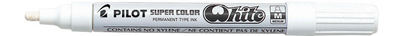 PILOT Permanent-Marker SUPER COLOR Silver, medium, silber