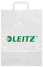 LEITZ Papier-Tragetasche mit LEITZ-Werbeaufdruck, klein