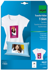 sigel T-Shirt Inkjet-Transfer-Folien, für helle Textilien