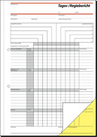 sigel Formularbuch Rapport/Wochenbericht, A5 quer