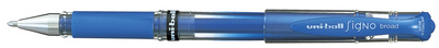 uni-ball Gel-Tintenroller SIGNO broad UM-153, metallic-rot