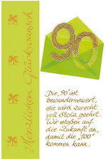SUSY CARD Geburtstagskarte - 30. Geburtstag Briefumschlag