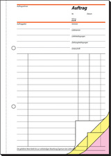 sigel Formularbuch Auftrag, A4, 2 x 40 Blatt, SD