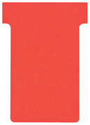 nobo T-Karten, Größe 4 / 124 mm, 170 g/qm, rot