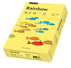 PAPYRUS Multifunktionspapier Rainbow, A4, 160 g/qm, gelb