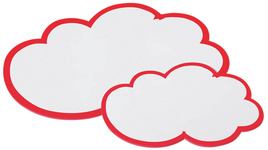 nobo Moderationskarte Wolken, 170 g/qm, 420 x 250 mm