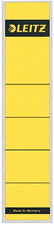 LEITZ Ordnerrücken-Etikett, 39 x 192 mm, kurz, schmal, rot