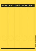 LEITZ Ordnerrücken-Etikett, 39 x 285 mm, lang, schmal, grau