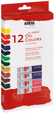 KREUL Ölfarbe el Greco, 12 ml, 12er-Set