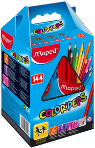 Maped Dreikant-Buntstift COLORPEPS, 144er Schulpaket