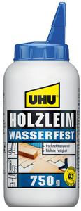 UHU Holzleim wasserfest D3, lösemittelfrei, 75 g Flasche
