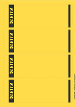 LEITZ Ordnerrücken-Etikett, 61 x 192 mm, kurz, breit, blau