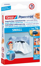 tesa Powerstrips TRANSPARENT, Haltekraft: max. 1,0 kg