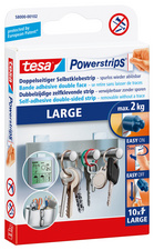 tesa Powerstrips TRANSPARENT, Haltekraft: max. 1,0 kg