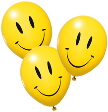 SUSY CARD Luftballons Sunny, gelb