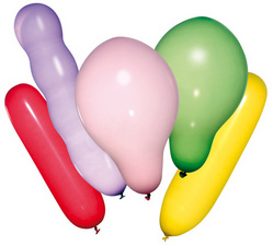 SUSY CARD Luftballons, Farben und Formen sortiert
