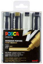 POSCA Pigmentmarker PC-8K, 8er Box, farbig sortiert