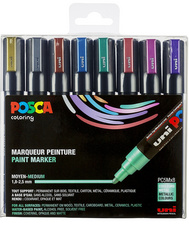 POSCA Pigmentmarker PC-5M, 8er Box, Standard