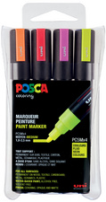 POSCA Pigmentmarker PC-5M, 8er Box, warme Farben