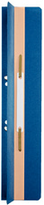 LEITZ Heftrücken, 65 x 305 mm, Manilakarton, blau, mit