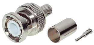 shiverpeaks BASIC-S BNC Crimp-Stecker, RG 58 Koaxial-Kabel