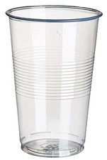 PAPSTAR Kunststoff-Trinkbecher PP, 0,4 l, transparent, 50er
