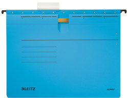 LEITZ ALPHA Hängehefter, A4, kaufmännische Heftung, blau