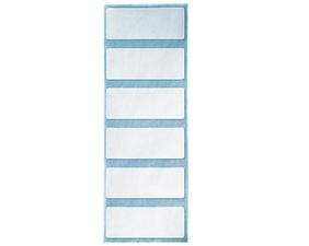 LEITZ Blanko-Beschriftungsschildchen, (B)50 x (H)20 mm, weiß