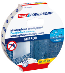 tesa Powerbond Montageband für Spiegel, 19 mm x 5,0 m