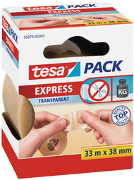 tesapack Verpackungsklebeband Express von Hand einreißbar