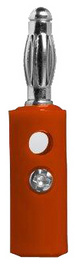 shiverpeaks BASIC-S Bananenstecker, rot