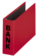 PAGNA Bankordner Basic Colours, für Kontoauszüge, rot