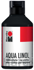 Marabu Aqua-Linoldruckfarbe, schwarz, 250 ml