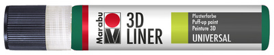 Marabu Relieffarbe 3D-Liner, 3D-schwarz, 25 ml