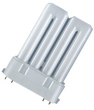 OSRAM Kompaktleuchtstofflampe DULUX F, 18 Watt, 2G10